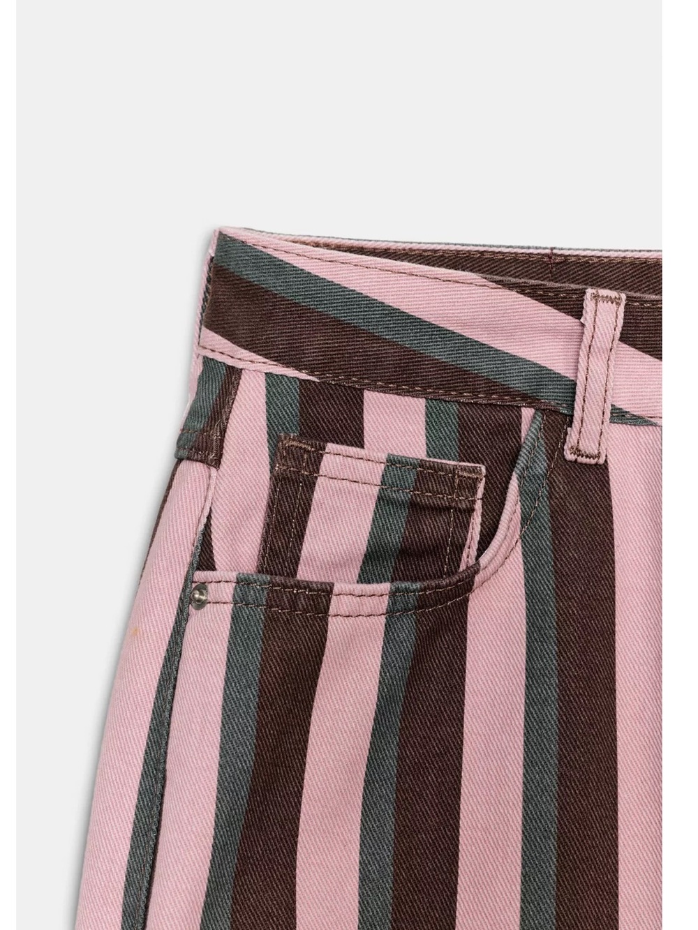 NWT Zara 1975 MID-RISE STRIPED
STRAIGHT LEG JEANS - Size 2 - Picture 6 of 6